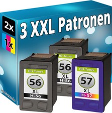 3 Encre Cartouches pour HP 56