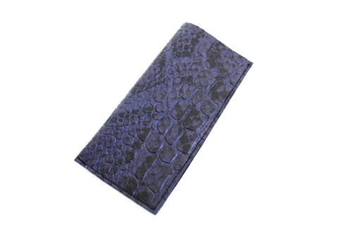 Pilulier femme croco bleu - pilulier,