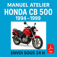 Manuel Atelier Honda CB 500