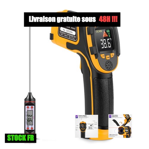 Thermomètre infrarouge laser