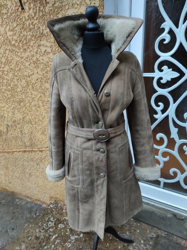 Superbe manteau long - superbe, peau