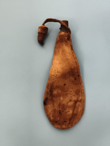 Gourde ancienne cuir - ancienne,