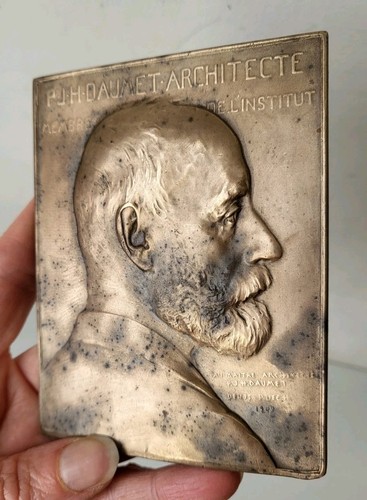 Plaque bronze commémorative