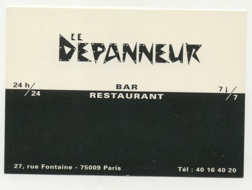 Depanneur paris unused - le,