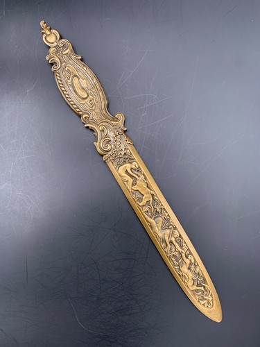 Ancien coupe papier bronze - coupe-papier, en