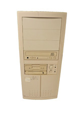 ASUS Pentium 2 ECC 400MHz 132MB RAM 20+10GB HDD Vintage Desktop PC C9MSM18