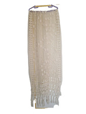 longue écharpe en laine