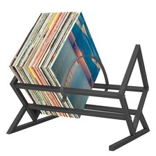 Rangement Vinyle pour 80-100 Vinyles, Métal Étagère pour laffichage et Iorgan...