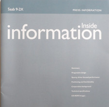 Brochure SAAB  9-2X en anglais