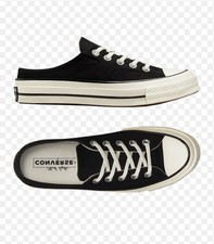 Neuf basket mules en toile