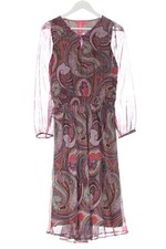 FLAMENCO Robe à manches longues Dames Robe T EU 38 violet-vert style décontracté