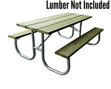  Aluminum Picnic Table Frame Commercial grade Welded~Frame only