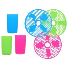 Lot de 3 poignées en silicone