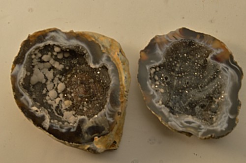 Geode agate entière au - de,