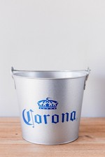 Seau à Bière en Métal Gris