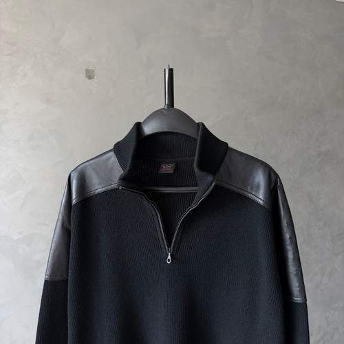 Paul shark black - black, wool