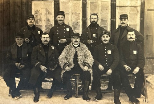 Photo poilu prisonnier guerre - poilu,