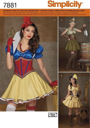7881 patron simplicity costume - simplicity,