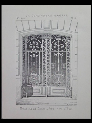 Paris avenue kleber 1893 - paris,,