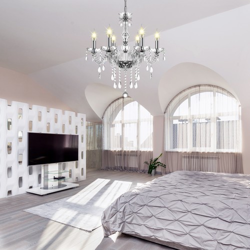 Elegant crystal glass - glass, ceiling