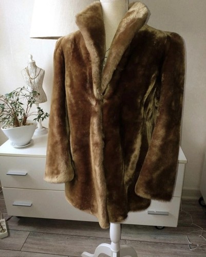 Manteau fausse fourrure - manteau,