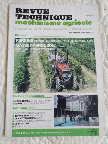 Revue technique tracteur - revue,