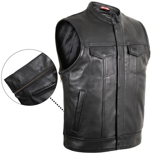 Gilet biker homme - biker, cuir