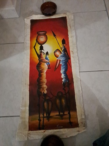 Peinture toile nirina - nirina, africain