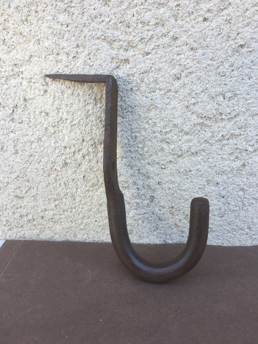 Ancien crochet fer - /, forgé