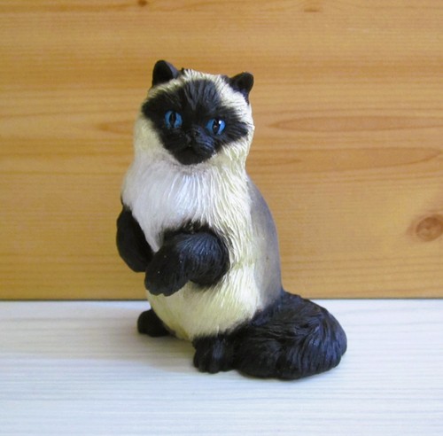 Figurine chat sacre - sacre, de