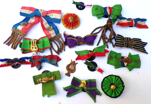 Lot rubans insignes de - lot,