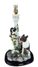 widdop bingham lamp English bull terrier and cat Lamp 2002