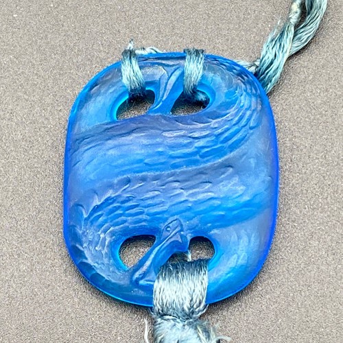 Pendentif serpent verre - un,