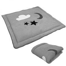 Monsieur Bébé - Tapis de jeu, d'éveil ou de parc bébé, enfant molletonné