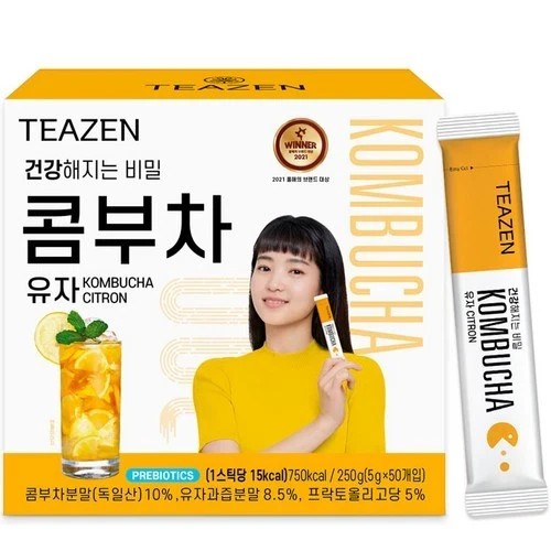 Teazen kombucha yuzu 1pack - teazen,
