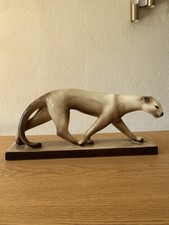 Statue Panthère Art Déco En