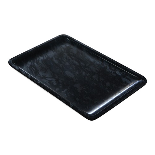 Plateau marbre noir - noir, design