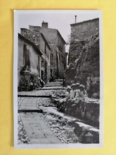 Old postcard beautiful shot EZE Alpes Maritimes OLD STREET children Gutter