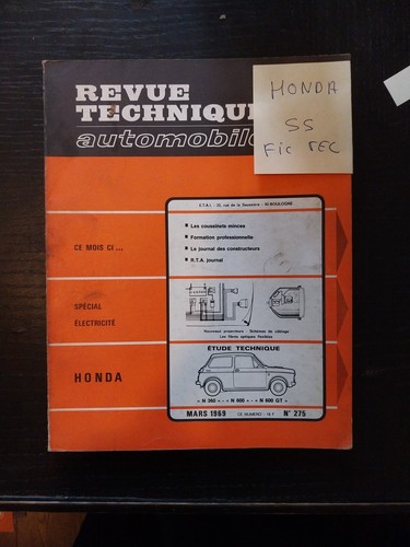 Revue technique honda 360 - revue,
