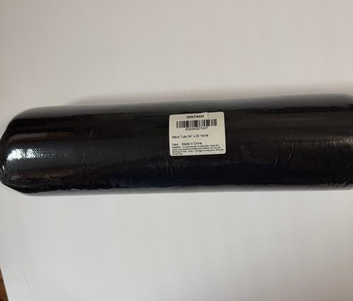 Black tulle 20 yards - tulle,