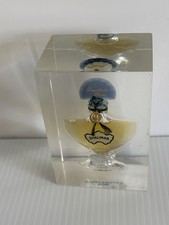 Super Rare! Guerlain Shalimar 1985, 60th Anniversary-Encased in Lucite