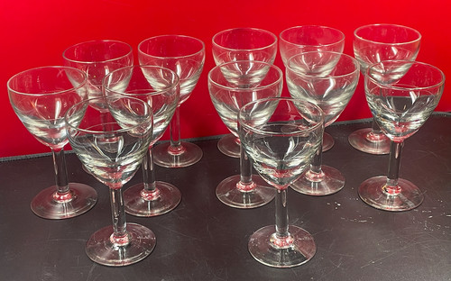 Lot anciens verres - lot, 12