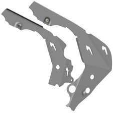 Couvercles de cadre Kawasaki KFX450R 2008-2014 KFX 450 R 2008-2014 Aluminium