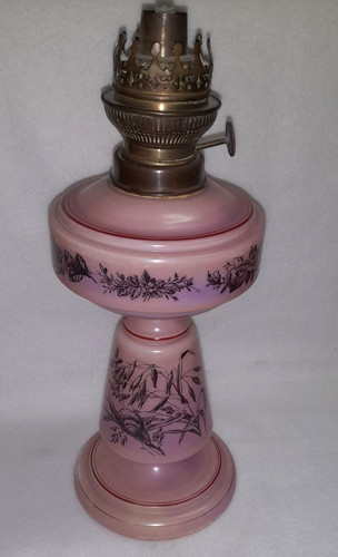 Ancien pied lampe petrole - de,