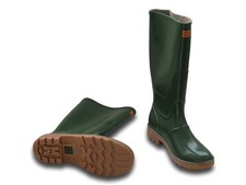 Botte Verte Genou Caoutchouc