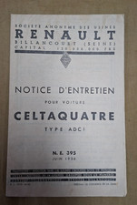 NOTICE ENTRETIEN RENAULT