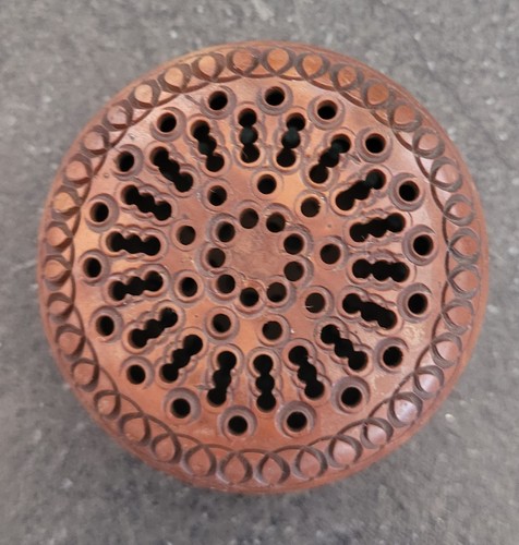 Ancienne boîte pomander - boîte,