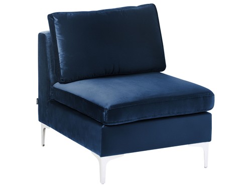 Section canapé bleu marine - section,