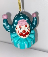 Vintage Enesco Clown Ornament