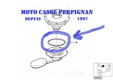 Joint Trappe Bouchon Essence - BMW - R 1200 C 1997/2005 - R 1200 ST 2005/2008-